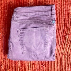 Womens Prana Lavender purple skinny jeans